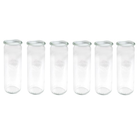 Słoiki WECK 6szt/ żaroodporny słoik 600ml CYLINDER