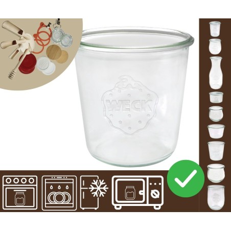 Słoiki WECK / żaroodporny słoik 580ml MOLD