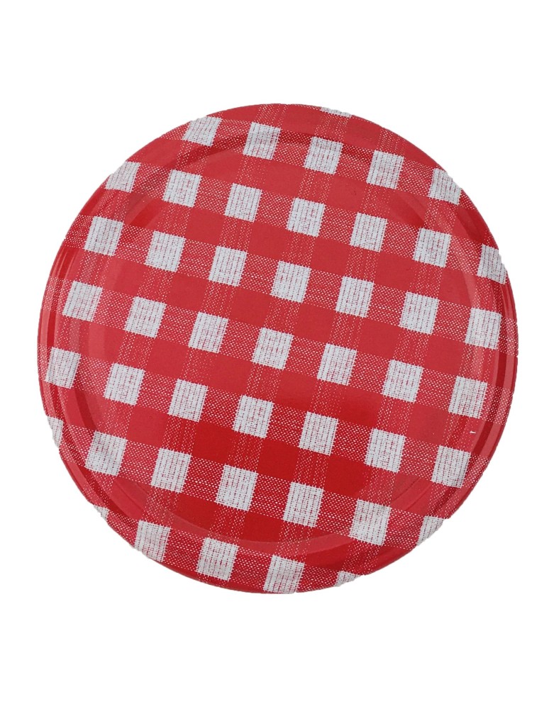 Słoiki - Słoik zwykły 425 ml · Pokrywka (⌀82) z designem “karo” · 6 sztuk - product MODO24.PL 8