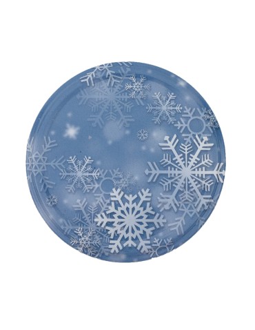 Słoiki - Słoik 330 ml zwykły · Pokrywka (⌀82) z grafiką “śnieżynka” · 6-pak - product 10