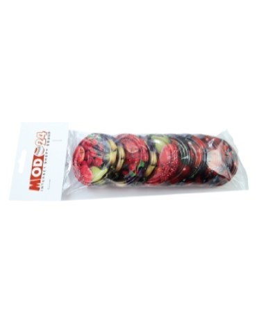 Słoiki - Słoik 250ml okrągły · Pokrywki owocowy mix ⌀82 · 6-pak - product 15