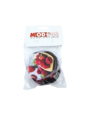 Słoiki - Słoik 250 ml zwykły ⌀82 · Pokrywka z nadrukiem “malinki” · 6-pak - product 11