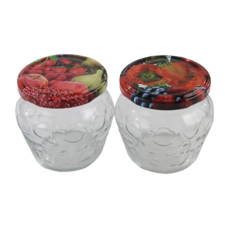 Słoik na Przyprawy ▪ Poj. 215 ml ▪ Śred. 66 mm ▪ 6 Sztuk