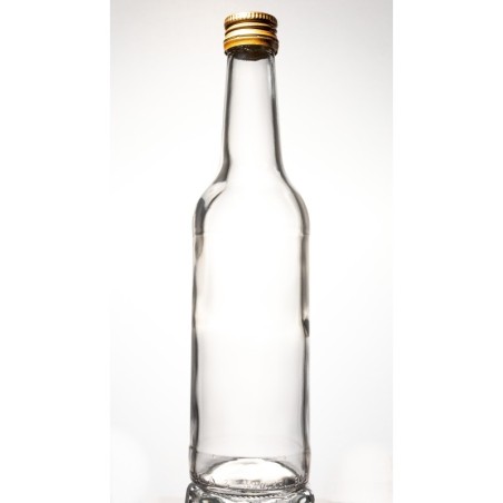 butelka 330 ml fi 28mm monopolowa ze złotą nakrętk