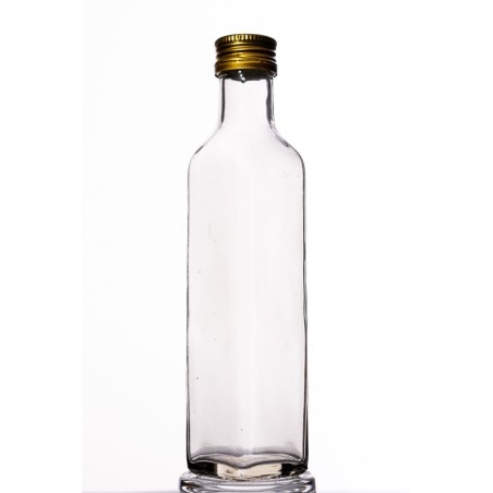 Butelka Kwadratowa 250 ml (fi31,5) Przezroczysta