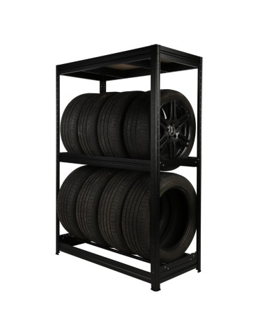 Regały na opony (półka) - Stojak na opony regał na koła OBROTOWE ROLKI 177X120X60 cm SOLIDNY POLSKI - product 26