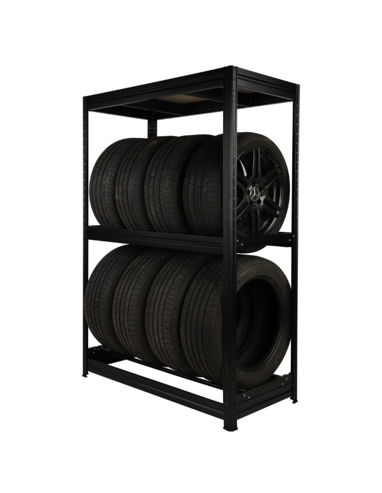 Regały na opony (półka) - Stojak na opony regał na koła OBROTOWE ROLKI 177X120X60 cm SOLIDNY POLSKI - product MODO24.PL 26