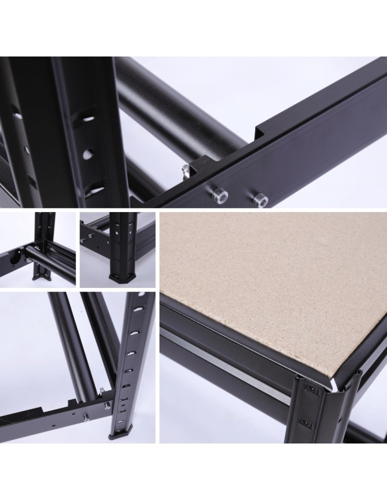 Regały na opony (półka) - Stojak na opony regał na koła OBROTOWE ROLKI 177X120X60 cm SOLIDNY POLSKI - product MODO24.PL 30