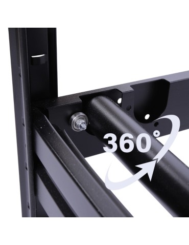 Regały na opony (półka) - Stojak na opony regał na koła OBROTOWE ROLKI 177X120X60 cm SOLIDNY POLSKI - product 32