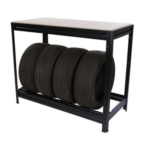 Stojak na opony regał na koła OBROTOWE ROLKI 87X120X60 cm SOLIDNY POLSKI