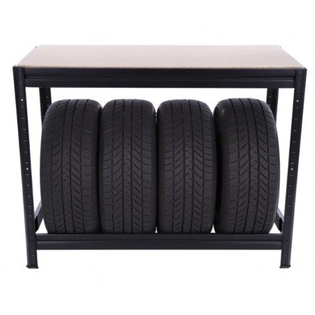 Stojak na opony regał na koła OBROTOWE ROLKI 87X120X60 cm SOLIDNY POLSKI