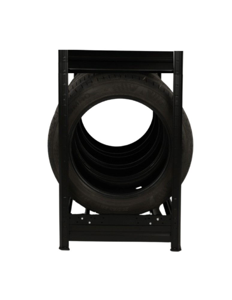 Regały na opony (półka) - Stojak na opony regał na koła OBROTOWE ROLKI 87X120X60 cm SOLIDNY POLSKI - product MODO24.PL 8