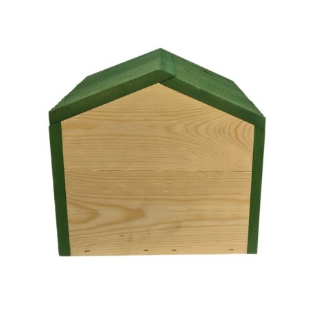 Domek dla jeża EKO impregnowany 25x36x27 cm legowisko ogrodowe zimowe