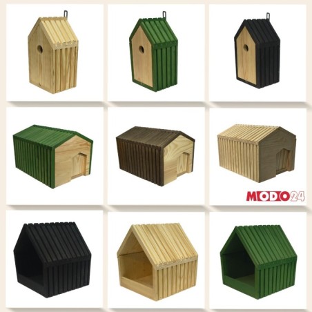 Domek dla jeża EKO impregnowany 25x36x27 cm legowisko ogrodowe zimowe