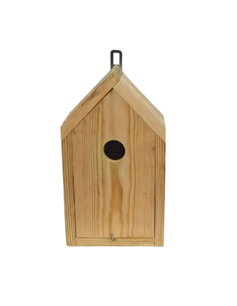 Budki Lęgowe - Budka lęgowa dla ptaków sikorek kosa WLOT A 2,8 cm ZMONTOWANA lamele drewno eko - product MODO24.PL 4