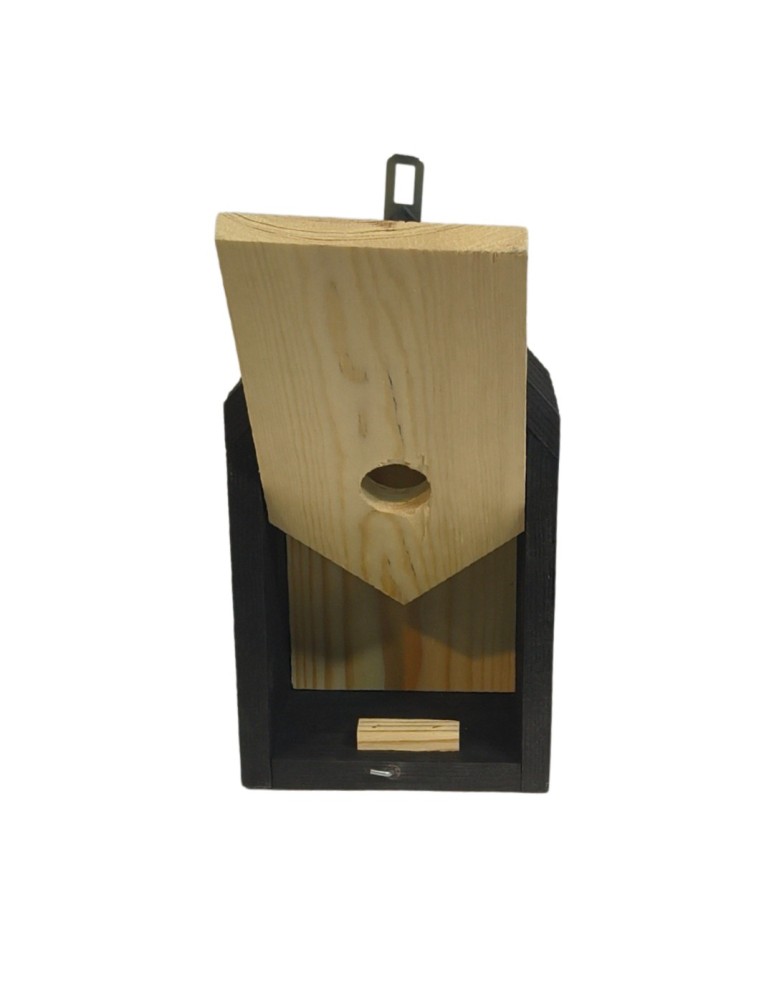 Budki Lęgowe - Budka lęgowa dla ptaków sikorek kosa WLOT A 2,8 cm ZMONTOWANA lamele drewno - product MODO24.PL 7