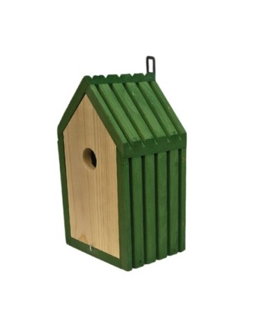 Budka lęgowa dla ptaków sikorek kosa WLOT A 2,8 cm ZMONTOWANA lamele impregnat - product 2