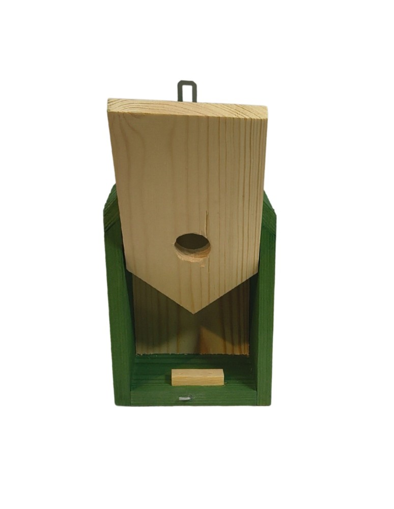 Budki Lęgowe - Budka lęgowa dla ptaków sikorek kosa WLOT A 2,8 cm ZMONTOWANA lamele impregnat - product MODO24.PL 7