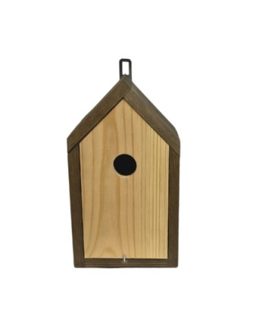 Budki Lęgowe - Budka lęgowa dla ptaków sikorek kosa WLOT A 2,8 cm ZMONTOWANA lamele impregnat - product 4