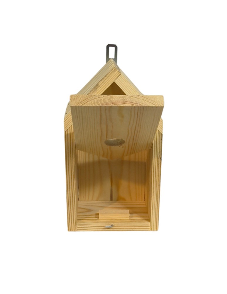 Budki Lęgowe - Budka lęgowa dla ptaków sikorek kosa WLOT A 2,8 cm ZMONTOWANA sianko DREWNO - product MODO24.PL 7