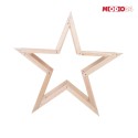 Gwiazda świąteczna 3D kompaktowa składana ModoStar 114 cm drewniana stojąca
