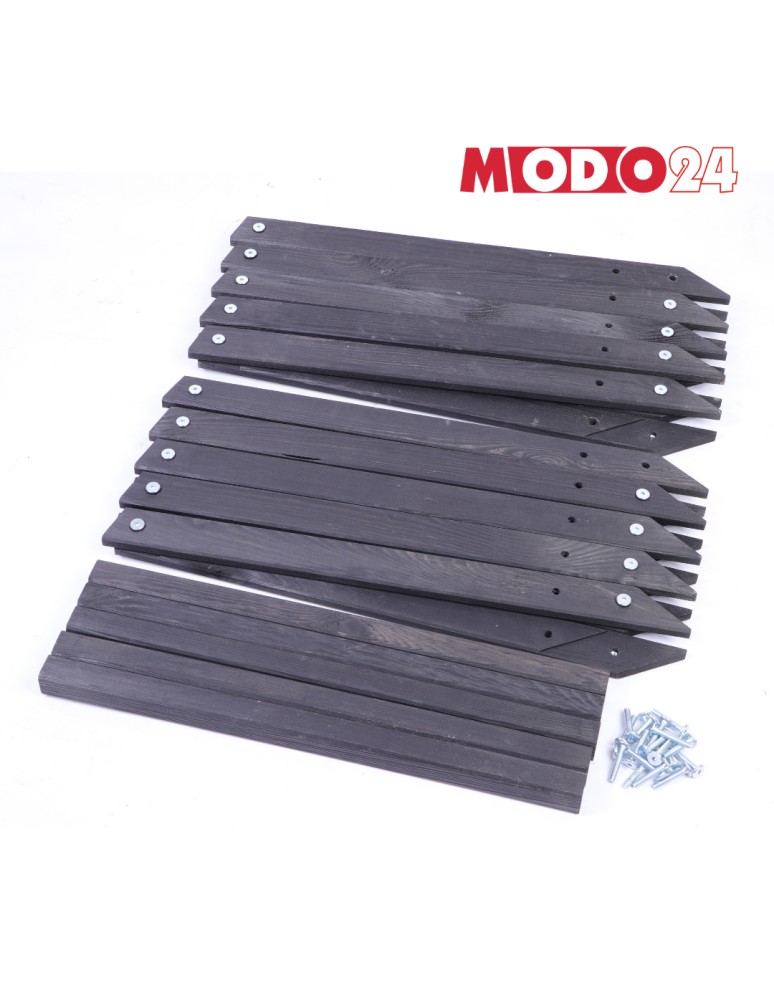 Gwiazda Świąteczna ModoStar - Gwiazda świąteczna 3D składana łatwy montaż ModoStar 114cm drewniana CZARNA - produkt MODO24.PL 6