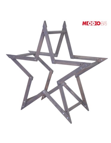 Gwiazda Świąteczna ModoStar - Gwiazda świąteczna 3D ulepszona z koziołków ModoStar 114cm drewno IMPREGNAT - produkt 2