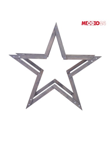 Gwiazda Świąteczna ModoStar - Gwiazda świąteczna 3D ulepszona z koziołków ModoStar 114cm drewno IMPREGNAT - produkt 3
