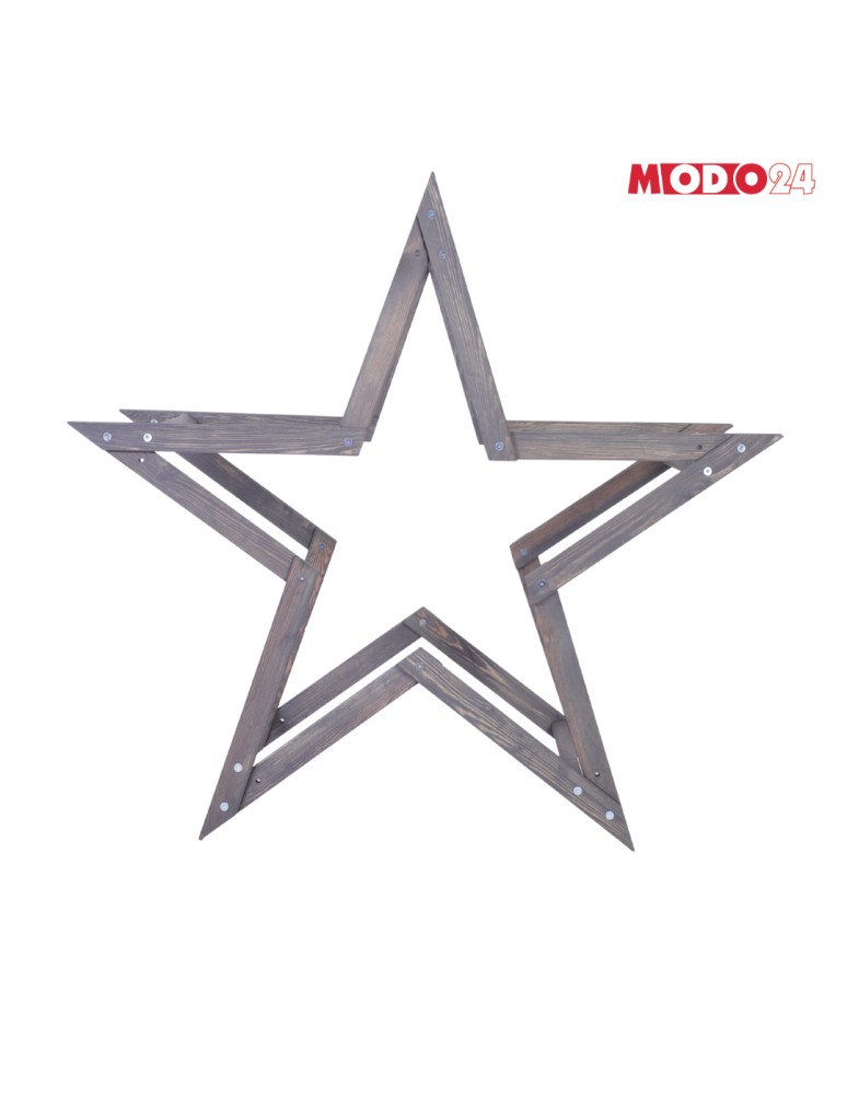 Gwiazda Świąteczna ModoStar - Gwiazda świąteczna 3D ulepszona z koziołków ModoStar 114cm drewno IMPREGNAT - produkt MODO24.PL 3
