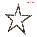 Gwiazda zawieszana świąteczna szybki montaż ModoStar 114cm drewniana CZARNA
