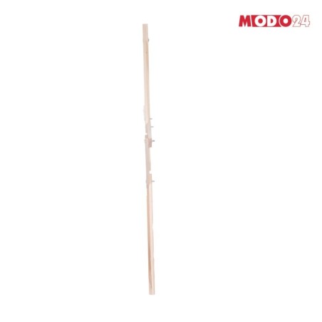 Gwiazda zawieszana świąteczna kompaktowa ModoStar 114cm naturalna drewniana