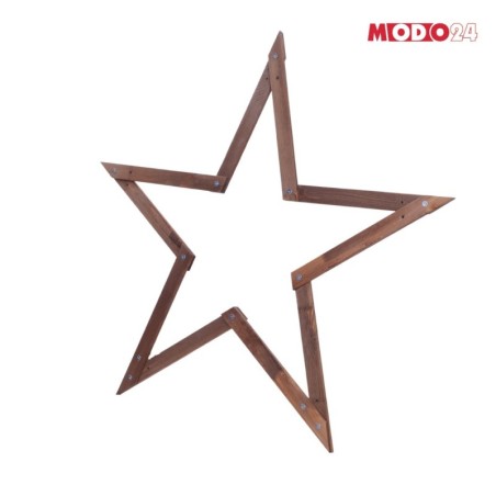 Gwiazda zawieszana świąteczna kompaktowa ModoStar 114cm drewno IMPREGNAT