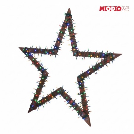 Gwiazda zawieszana świąteczna kompaktowa ModoStar 114cm drewno IMPREGNAT