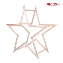 Gwiazda świąteczna 3D kompaktowa składana ModoStar 139cm naturalne drewno