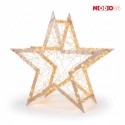 Gwiazda świąteczna 3D kompaktowa składana ModoStar 139cm naturalne drewno