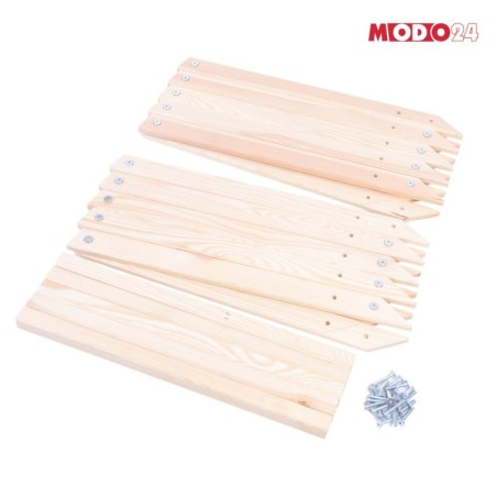 Gwiazda świąteczna 3D kompaktowa składana ModoStar 139cm naturalne drewno