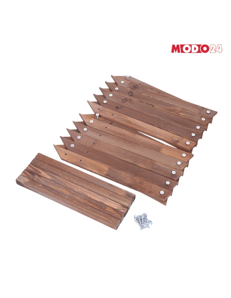 Gwiazda Świąteczna ModoStar - Gwiazda świąteczna 3D łatwe składanie ModoStar 139 cm drewniana IMPREGNAT - produkt MODO24.PL 6