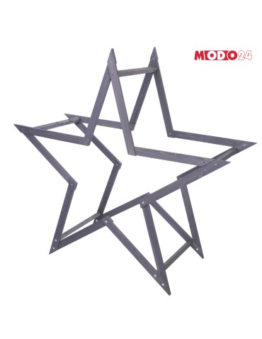 Gwiazda świąteczna 3D ulepszona z koziołków ModoStar 139cm drewno IMPREGNAT - produkt 2