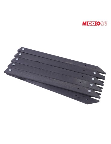 Gwiazda Świąteczna ModoStar - Gwiazda zawieszana świąteczna szybki montaż ModoStar 139 cm drewno CZARNA - produkt 5