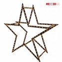 Gwiazda świąteczna 3D składana łatwy montaż ModoStar 189cm drewniana CZARNA