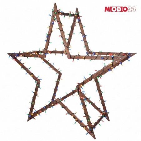 Gwiazda świąteczna 3D łatwe składanie ModoStar 189 cm drewniana IMPREGNAT