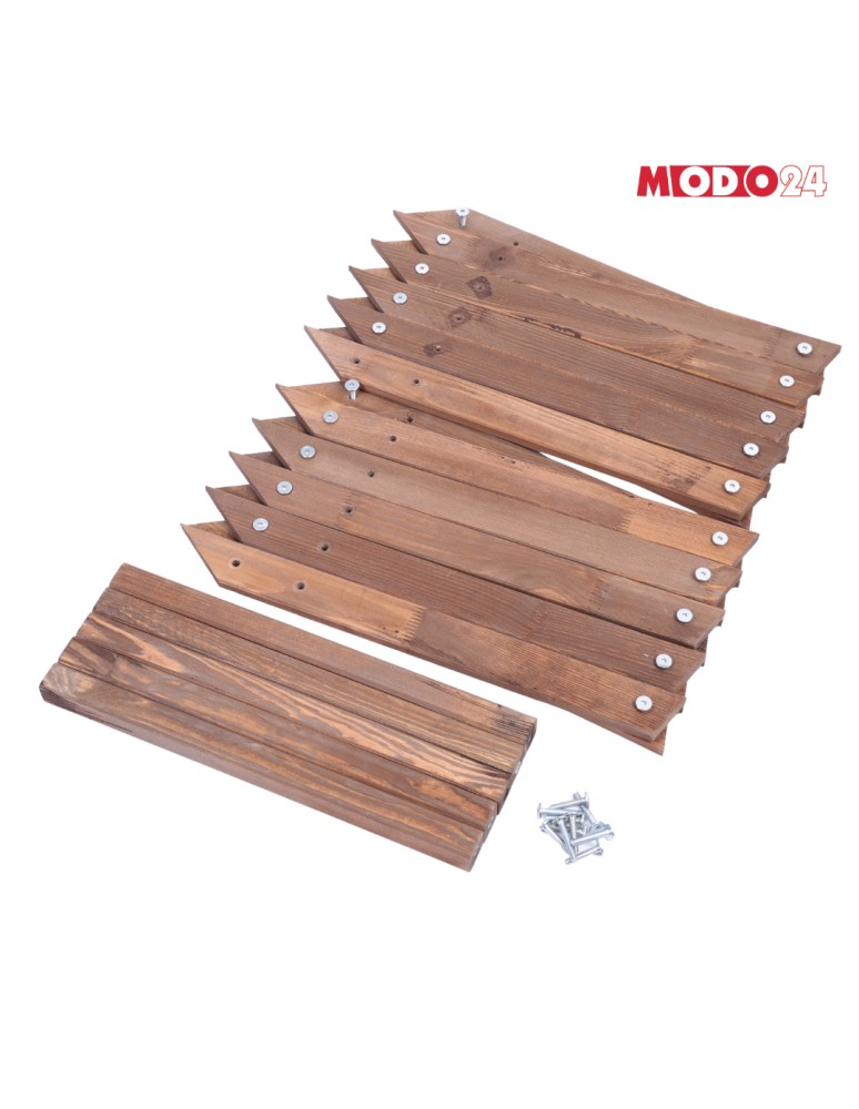 Gwiazda Świąteczna ModoStar - Gwiazda świąteczna 3D łatwe składanie ModoStar 189 cm drewniana IMPREGNAT - produkt MODO24.PL 6