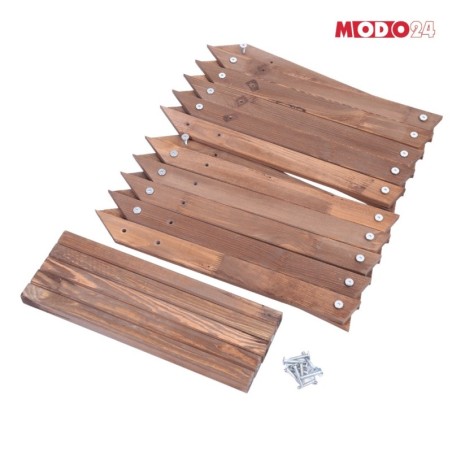 Gwiazda świąteczna 3D łatwe składanie ModoStar 189 cm drewniana IMPREGNAT