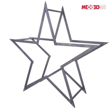 Gwiazda świąteczna 3D ulepszona z koziołków ModoStar 189cm drewno IMPREGNAT