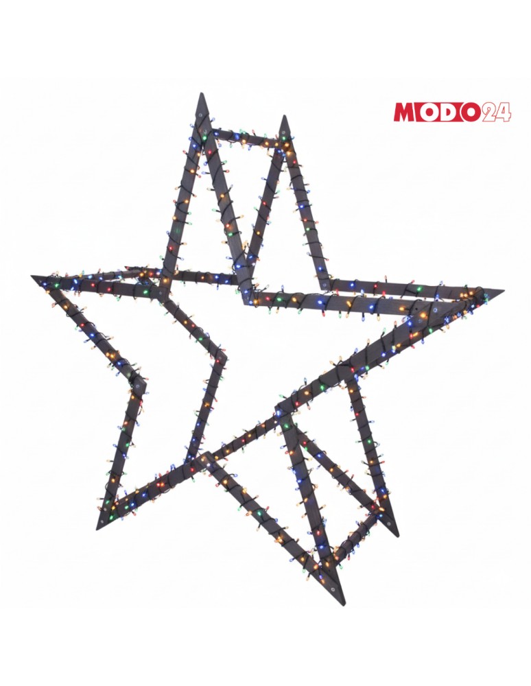 Gwiazda Świąteczna ModoStar - Gwiazda świąteczna 3D ulepszona z koziołków ModoStar 189cm drewno IMPREGNAT - produkt MODO24.PL 5