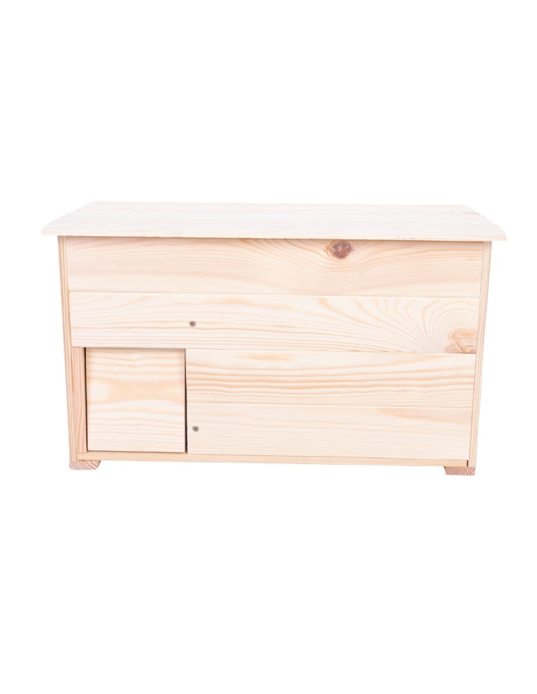 Dom dla jeży - Domek dla jeża L budka drewniana ogrodowa impregnat zima schron solidny - product MODO24.PL 2