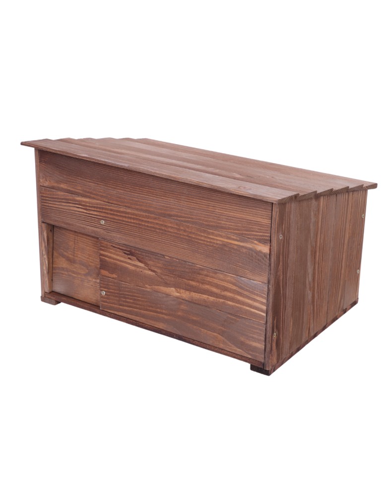 Dom dla jeży - Domek dla jeża L schron drewniany ogrodowy impregnat zimowy solidny eko - product MODO24.PL 1