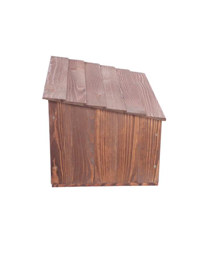 Dom dla jeży - Domek dla jeża L schron drewniany ogrodowy impregnat zimowy solidny eko - product MODO24.PL 3