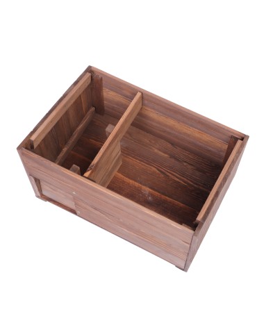 Dom dla jeży - Domek dla jeża L dom drewniany ogrodowy impregnat miseczka i sianko eko - product 5