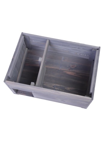 Dom dla jeży - Domek dla jeża L budka drewniana ogrodowa impregnat miseczka i sianko eko - product 5